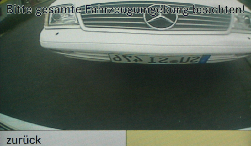Rückfahrkamera Comand Navigation und Kommunikation Mercedes Benz Daimler 